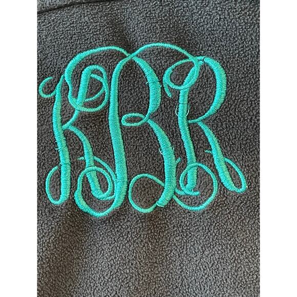 Navy Columbia Fleece full zip XL - Picture 4 of 5